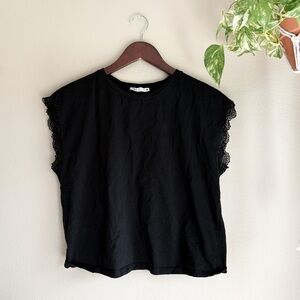 Zara Minimalistic Black Shirt